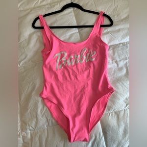 LARGE Barbie one piece swimsuit